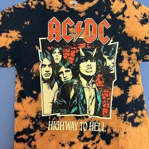 AC/DC bleached tshirt